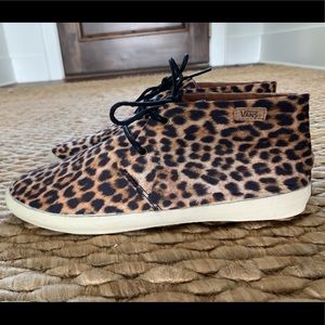Vans leopard ankle sneakers